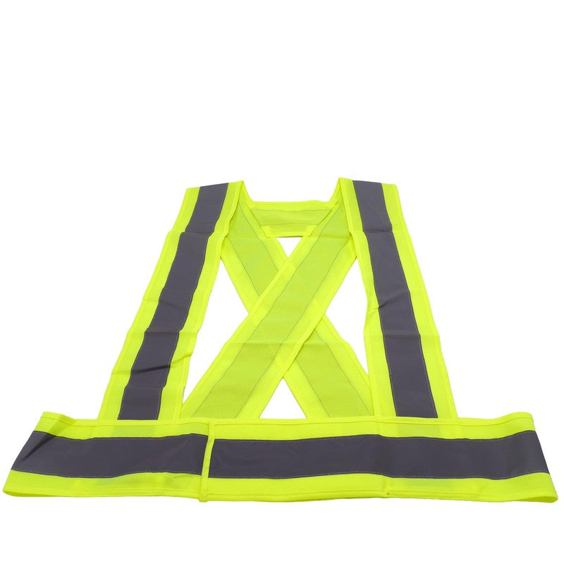 Vesta reflectorizanta poliester, tip ham, Hi-Vis - RKVR07