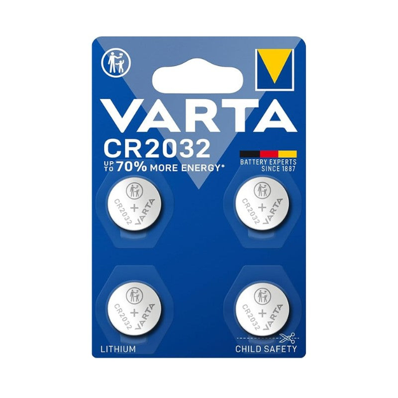 Baterie Varta litiu CR2032 3V - set 4 buc - 6032101404