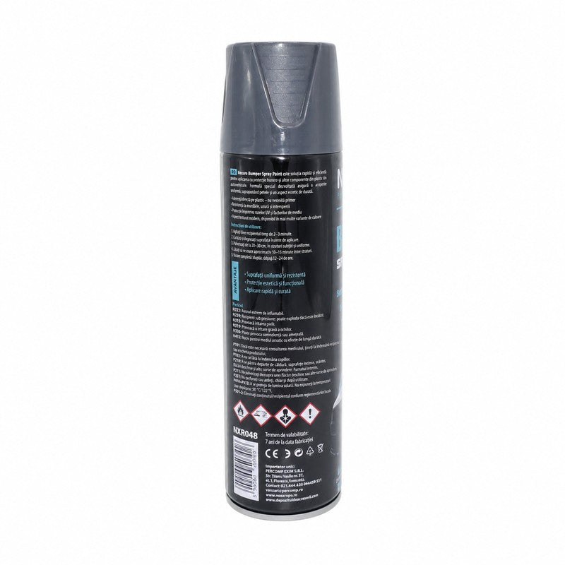 Vopsea spray pt. elemente plastic gri antracit 500ml - NXR048