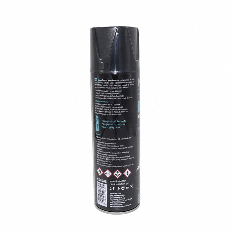 Vopsea pt. elemente plastic negru mat 500ml - NXR046