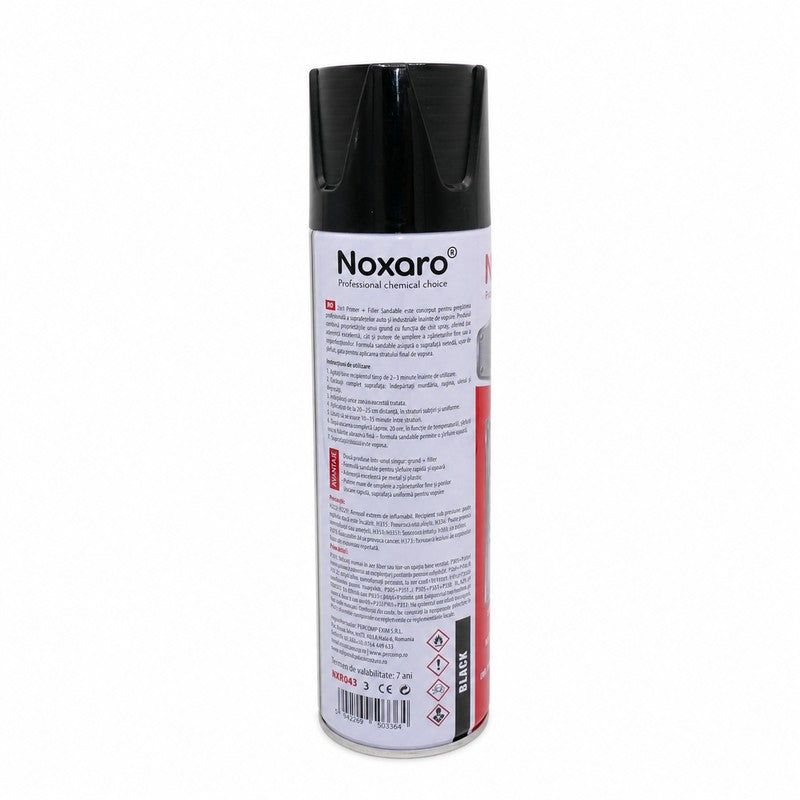 Spray 2in1 primer + filler negru 500ml - NXR043