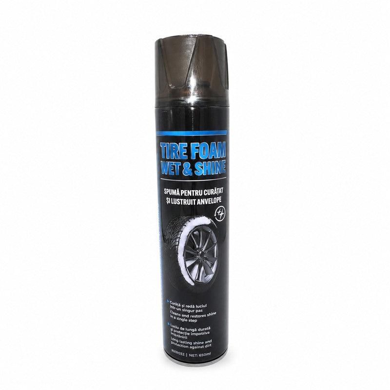 Spuma curatare si lustruire anvelope Noxaro 650ml - NXR032