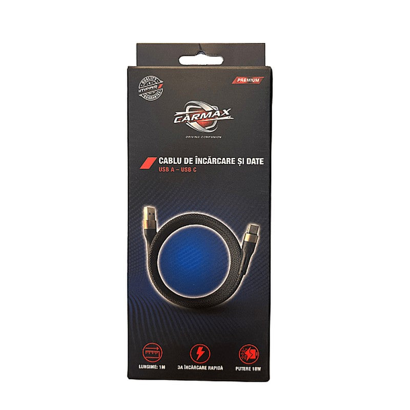 CABLU USB-A - USB-C 18W CARMAX 1M - 56634