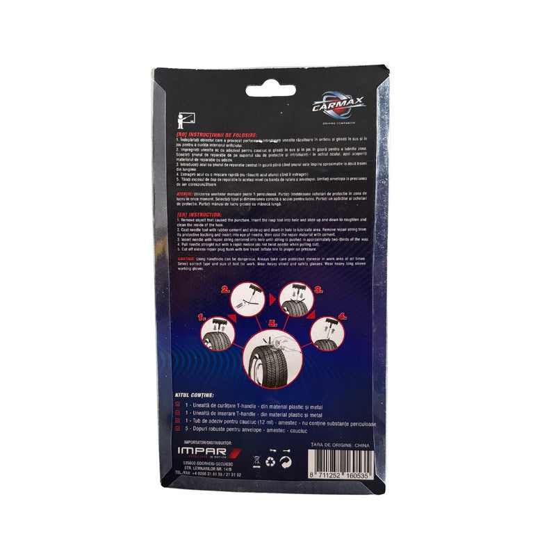 Kit reparatie pana anvelope Carmax - 55814