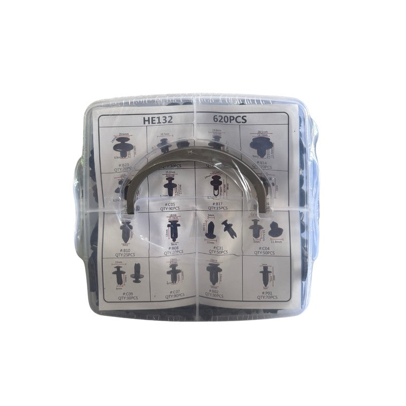 Set 620 buc. cleme auto universale Carmax - 55726