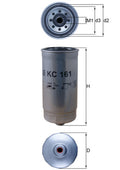 filtru combustibil KC 161 MAHLE