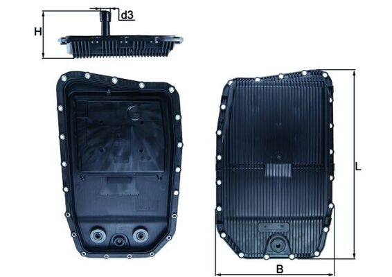 Baie ulei, cutie viteze automata HX 152 MAHLE