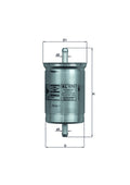 filtru combustibil KL 171 MAHLE