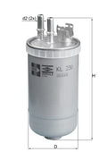 filtru combustibil KL 230 MAHLE