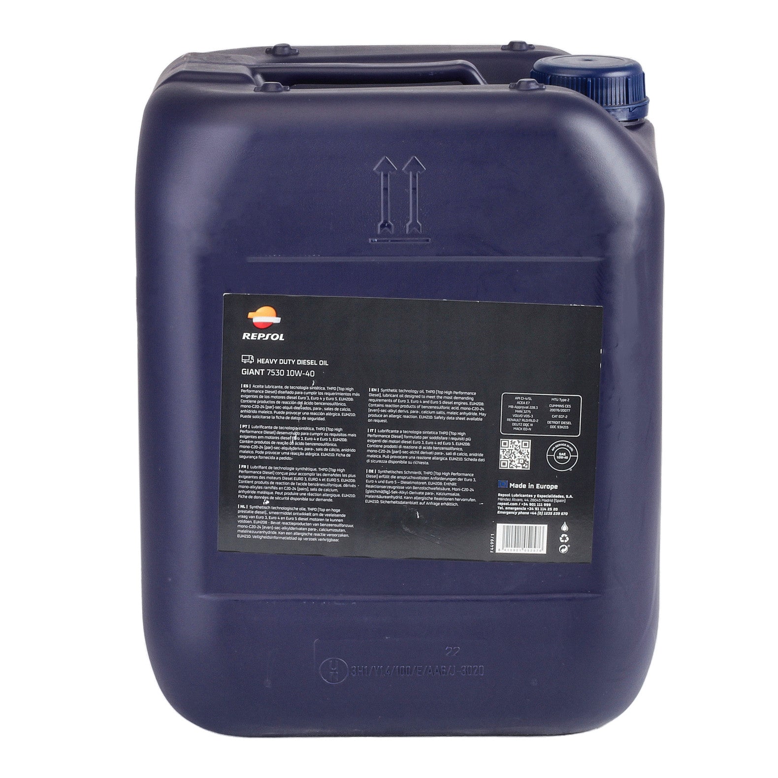 Ulei motor Repsol GIANT 7530 10W40 20L - RPP1042MDA