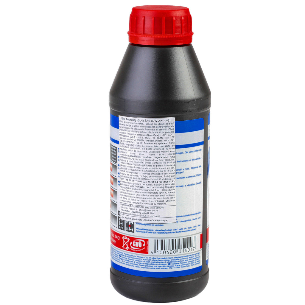 Ulei cutie Liqui Moly GL 4 80W 500ml - 1401