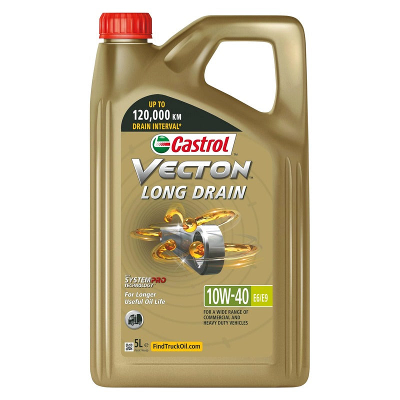 Ulei motor Castrol Vecton Long Drain 10W-40 E6/e9, 5L 15F3D1