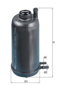 filtru combustibil KL 707D MAHLE