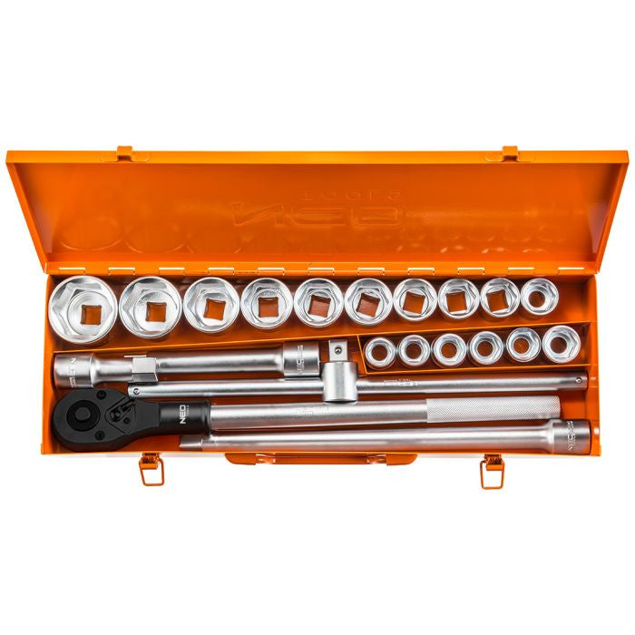 Tubulare in set 3.4  21 buc -set Neo Tools - 08061