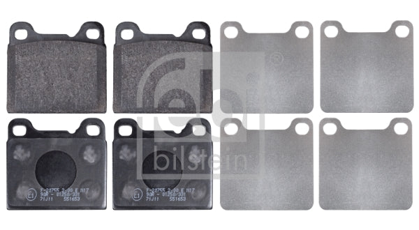 set placute frana,frana disc 16231 FEBI BILSTEIN