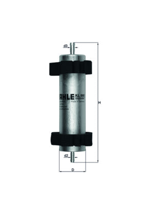 filtru combustibil KL 660 MAHLE