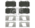set placute frana,frana disc 16481 FEBI BILSTEIN