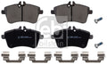 set placute frana,frana disc 16529 FEBI BILSTEIN