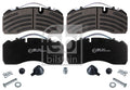 set placute frana,frana disc 16563 FEBI BILSTEIN