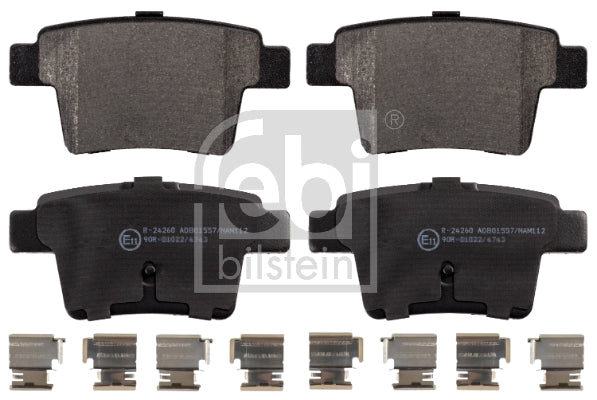 set placute frana,frana disc 16571 FEBI BILSTEIN