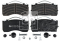 set placute frana,frana disc 16592 FEBI BILSTEIN