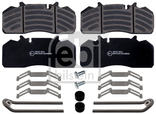 set placute frana,frana disc 16638 FEBI BILSTEIN