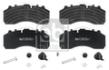 set placute frana,frana disc 16665 FEBI BILSTEIN