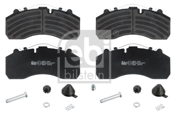 set placute frana,frana disc 16665 FEBI BILSTEIN