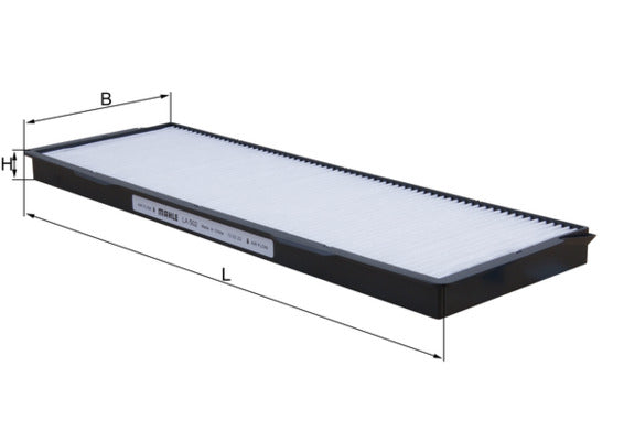 Filtru, aer habitaclu LA 502 MAHLE