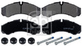 set placute frana,frana disc 16705 FEBI BILSTEIN