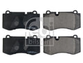 set placute frana,frana disc 16745 FEBI BILSTEIN