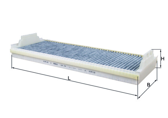 Filtru, aer habitaclu LAK 154 MAHLE