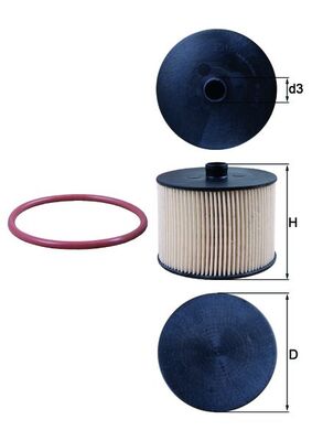 Filtru combustibil MAHLE KX 201D