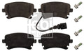 set placute frana,frana disc 16860 FEBI BILSTEIN