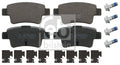 set placute frana,frana disc 16880 FEBI BILSTEIN
