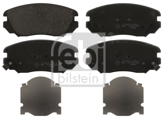 set placute frana,frana disc 16895 FEBI BILSTEIN