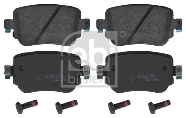 set placute frana,frana disc 16912 FEBI BILSTEIN