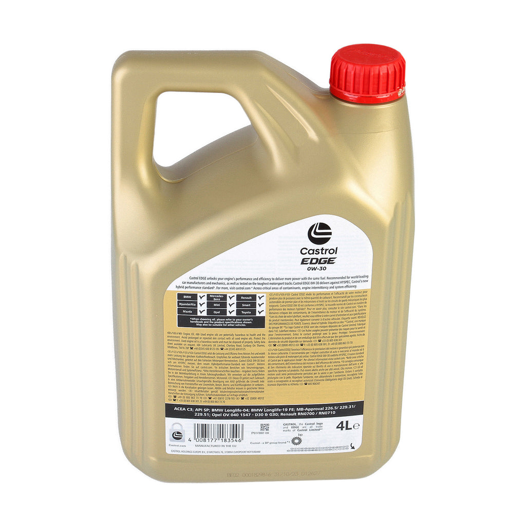 Ulei motor Castrol Edge 0W30  4L - 15F640