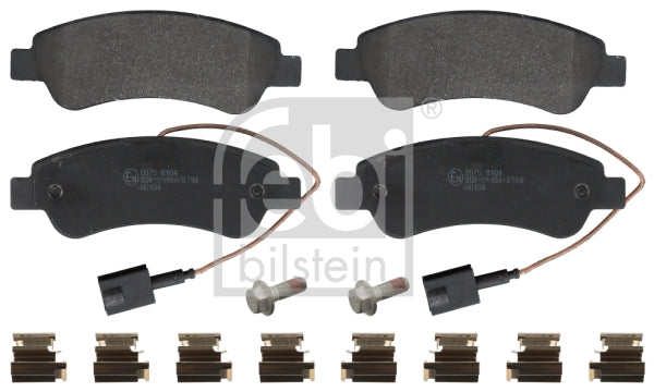 set placute frana,frana disc 16956 FEBI BILSTEIN