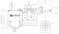 Burduf, suspensie pneumatica 170107 FEBI BILSTEIN