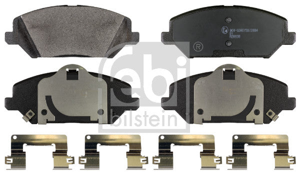 set placute frana,frana disc 170637 FEBI BILSTEIN