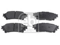 set placute frana,frana disc 170897 FEBI BILSTEIN