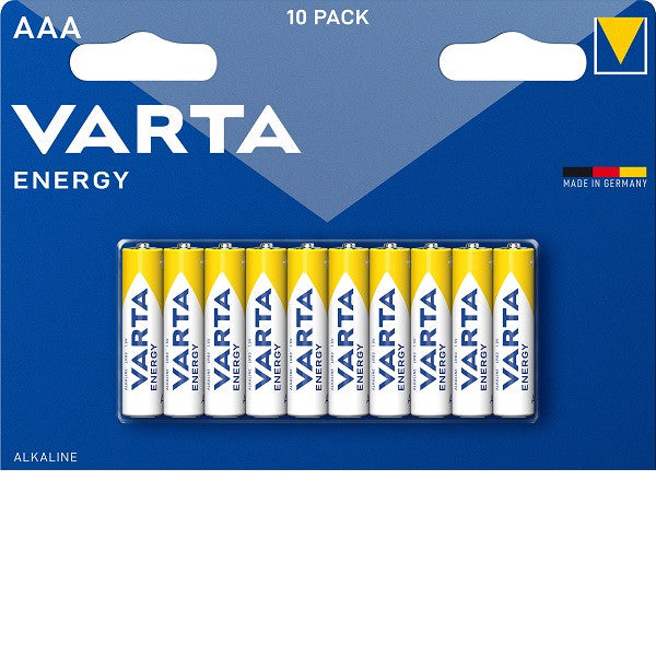 Baterie Varta Energy AAA - LR03 1.5V (Alcalina) 10 buc - 13048353