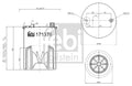Burduf, suspensie pneumatica 171376 FEBI BILSTEIN
