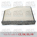 Filtru, aer habitaclu 17295 MEAT & DORIA