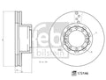 Disc frana 173146 FEBI BILSTEIN