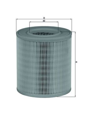 Filtru aer LX 1253 MAHLE