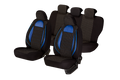 SET HUSE SCAUN RACING NEGRU - ALBASTRU