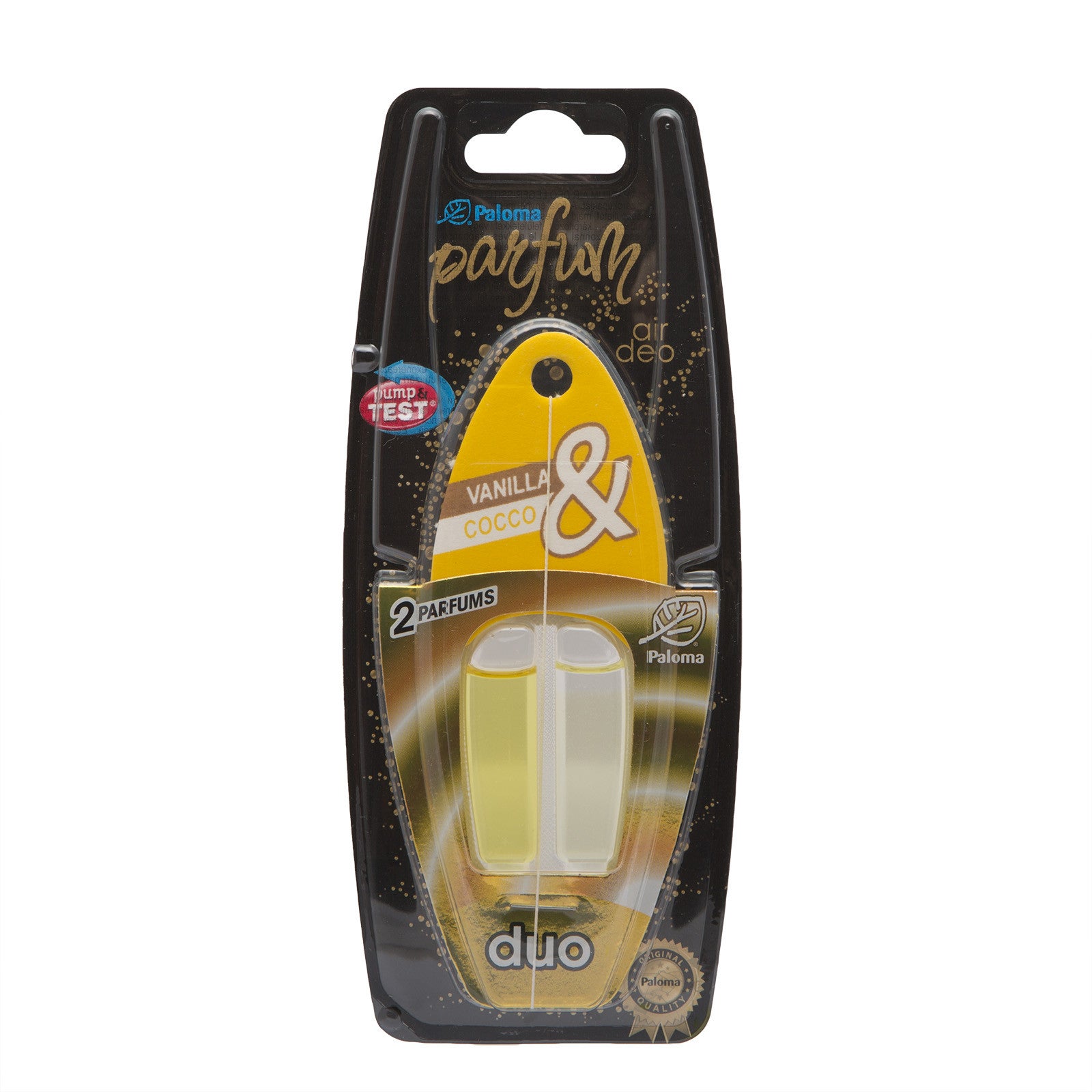Odorizant auto Paloma Parfum Duo Vanilla & Cocco - 2x3 ml - P07805