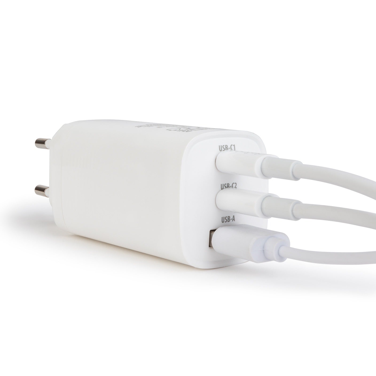 Încarcător telefon / laptop USB + USB Type-C PD45W cu incarcare rapida - Alb Carguard - 55060